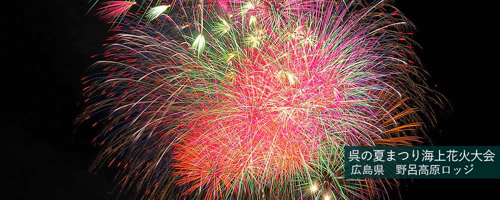 呉の夏まつり海上花火大会
